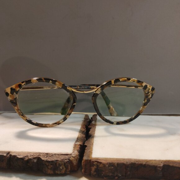 Bruno Chaussignand Julep Marble Brown Eyeglass Frame Paris France Vision - Picture 7 of 12